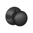 Schlage Residential F170 Plymouth Knob Single Dummy Trim Function, Matte Black