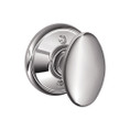 Schlage Residential F170 Siena Knob Single Dummy Trim Function, Bright Polished Chrome