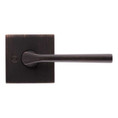 Kwikset Lisbon Half Dummy Lever With Square Rose, Venetian Bronze