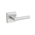 Kwikset Milan Half Dummy Lever With Square Rose, Satin Chrome