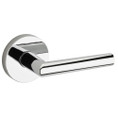 Kwikset Milan Half Dummy Lever With Round Rose, Bright Polished Chrome