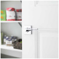 Kwikset Ladera Half Dummy Lever With Square Rose, Right Hand, Bright Polished Chrome