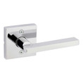 Kwikset Halifax Half Dummy Lever With Square Rose, Bright Polished Chrome