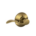 Schlage Residential F170 Accent Lever Single Dummy Trim Function, Antique, Left Hand Handing, Satin Brass Blackened