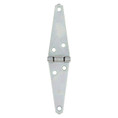 National Hardware Heavy Strap Hinge, 4" (8" Overall Length), Safe Working Load 20 Lbs., Bulk Pack, Catalog #282Bc, Zinc Plated