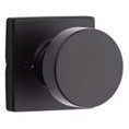 Kwikset Pismo Half Dummy Knob With Square Rose, Matte Black