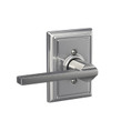 Schlage Residential F170 Latitude Lever Single Dummy Trim With Addison Trim Function, Decorative, Bright Polished Chrome