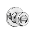 Kwikset Tylo Keyed Entry Knob With 6-Way Adjustable Latch And Round Corner Strike, Bright Polished Chrome