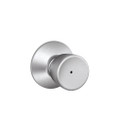 Schlage Residential F40 Bell Privacy Knob Lock Function, Satin Chrome