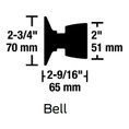 Schlage Residential F40 Bell Privacy Knob Lock Function, Satin Chrome