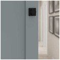 Kwikset 660 Sqt Single Cylinder Deadbolt Square, Smartkey, Round Corner Adjustable Latch, With Round Corner 1" X 2-1/4" Strike And Round Corner Full Lip Strike, Matte Black