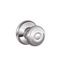 Schlage Residential F10 Georgian Passage Knob Lock Function, Bright Polished Chrome
