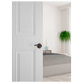 Kwikset Balboa Privacy Lever With 6-Way Adjustable Latch And Round Corner Strike, Venetian Bronze