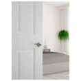 Kwikset Balboa Privacy Lever With 6-Way Adjustable Latch And Round Corner Strike, Satin Nickel