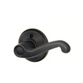 Schlage Residential F170 Flair Lever Single Dummy Trim Function, Right Hand Handing, Aged Bronze