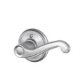 Schlage Residential F170 Flair Lever Single Dummy Trim Function, Right Hand Handing, Satin Chrome