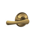 Schlage Residential F10 Avila Passage Lever Lock Function, Antique, Satin Brass Blackened