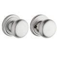Kwikset Hancock Passage Knob With 6-Way Adjustable Latch And Round Corner Strike, Satin Chrome