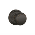 Schlage Residential F170 Andover Knob Single Dummy Trim With Andover Trim Function, Decorative, Aged Bronze