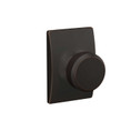 Schlage Residential F170 Bowery Knob Single Dummy Trim With Century Trim Function, Decorative, Aged Bronze