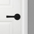 Kwikset Katella Half Dummy Lever, Matte Black