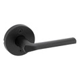 Kwikset Lisbon Half Dummy Lever With Round Rose, Matte Black
