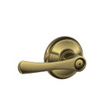 Schlage Residential F40 Avila Privacy Lever Lock Function, Antique, Satin Brass Blackened