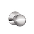 Schlage Residential F10 Orbit Passage Knob Lock Function, Bright Polished Chrome