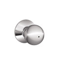 Schlage Residential F40 Orbit Privacy Knob Lock Function, Bright Polished Chrome