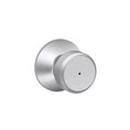 Schlage Residential F40 Bowery Privacy Knob Lock Function, Satin Chrome