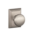Schlage Residential F10 Andover Passage Knob Lock With Addison Trim Function, Decorative, Satin Nickel