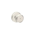 Schlage Residential F40 Bowery Privacy Knob Lock With Greyson Trim Function, Decorative, Bright Polished Nickel
