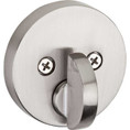 Kwikset Uptown Single Cylinder Deadbolt, -Round Rose, Smartkey, 6-Way Adjustable Latch, Round And Square Corner Strikes, Satin Nickel