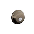 Schlage Residential B60 Deadbolt Single Cylinder, Dual Option Latch, Adjustable Backset, 1-1/8" X 2-3/4" Round Corner Strike, Antique, Satin Nickel Blackened