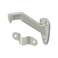 Deltana Handrail Bracket Hand Rail S, 3-5/16" Projection, Satin Nickel