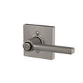 Schlage Residential F40 Latitude Privacy Lever Lock With Collins Trim Function, Decorative, Satin Nickel