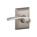Schlage Residential F40 Merano Privacy Lever Lock With Addison Trim Function, Decorative, Satin Nickel