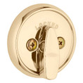 Kwikset 780 Single Cylinder Deadbolt X Thumbturn, 6-Way Adjustable Latch, Round And Square Corner Strikes, Keyed Alike, Bright Polished Brass
