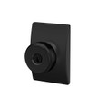 Schlage Residential F51A Bowery Keyed Entry Knob Lock With Century Trim Function, Decorative, Matte Black