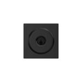 Schlage Residential F51A Bowery Keyed Entry Knob Lock With Collins Trim Function, Decorative, Matte Black