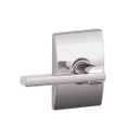Schlage Residential F10 Latitude Passage Lever Lock With Century Trim Function, Decorative, Bright Polished Chrome