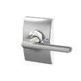 Schlage Residential F10 Latitude Passage Lever Lock With Collins Trim Function, Decorative ., Bright Polished Chrome