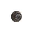 Kwikset 985 Double Cylinder Deadbolt, Round Rose, Smartkey, 6-Way Adjustable Latch, Round And Square Corner Strikes, Keyed Alike, Venetian Bronze