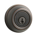 Kwikset 785 Double Cylinder Deadbolt X Thumbturn, 6-Way Adjustable Latch, Round And Square Corner Strikes, Keyed Alike, Venetian Bronze