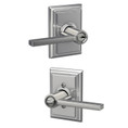 Schlage Residential F51A Latitude Keyed Entry Lever Lock With Addison Trim Function, Decorative, Bright Polished Chrome