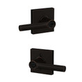 Schlage Residential F51A Broadway Keyed Entry Lever Lock With Collins Trim Function, Decorative, Aged Bronze