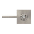 Schlage Residential F51A Latitude Keyed Entry Lever Lock With Collins Trim Function, Decorative, Satin Nickel