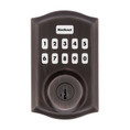 Kwikset Traditional Push Button Electronic Deadbolt Smartkey With Home Connect, Z-Wave Wireless Protocol, Smartkey, Round Corner Adjustable 20 Minute Ul Latch, Round Corner Strike, Venetian Bronze Kwikset Traditional Push Button Electronic Deadbolt Smartkey With Home Connect, Z-Wave Wireless Protocol, Smartkey, Round Corner Adjustable 20 Minute Ul Latch, Round Corner Strike, Venetian Bronze