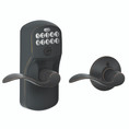 Schlage Residential Fe575 Keypad Lever With Plymouth Trim And Accent Lever With Auto Lock Style, Aged Bronze