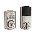 Kwikset Smartcode 9270 Touchpad Electronic Deadbolt Traditional Smartkey With Round Corner Adjustable 20 Minute Ul Latch And Round Corner Strike, Venetian Bronze